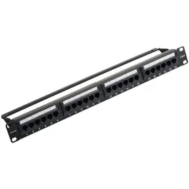 Vention Patch Panel KGCB0 24 Puertos Cat.6 Negro
